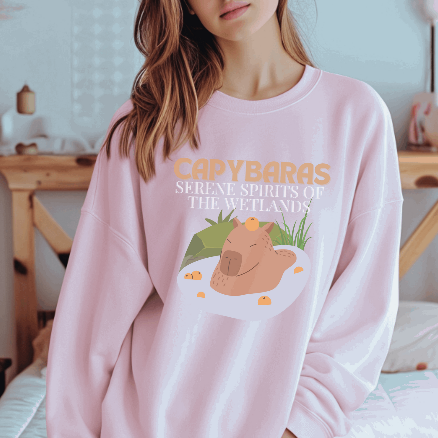 Capybara Crewneck Sweatshirt - Aurora Corner Shop