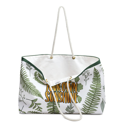 Summer Beach Bag Botanical Weekender Bag women's shopper, beach bag for vacation, beach, swimming pool, summer holiday, beach accessories