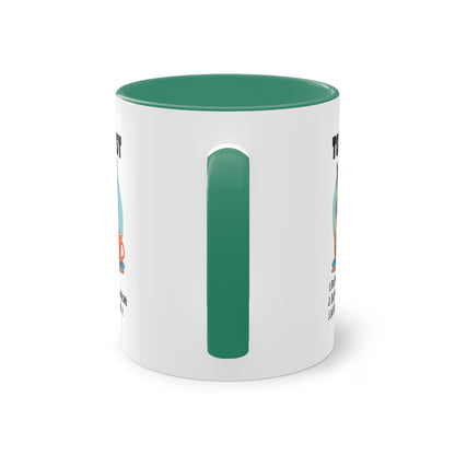 Kittys To do List - Two-Tone Coffee Mug - Cat mug