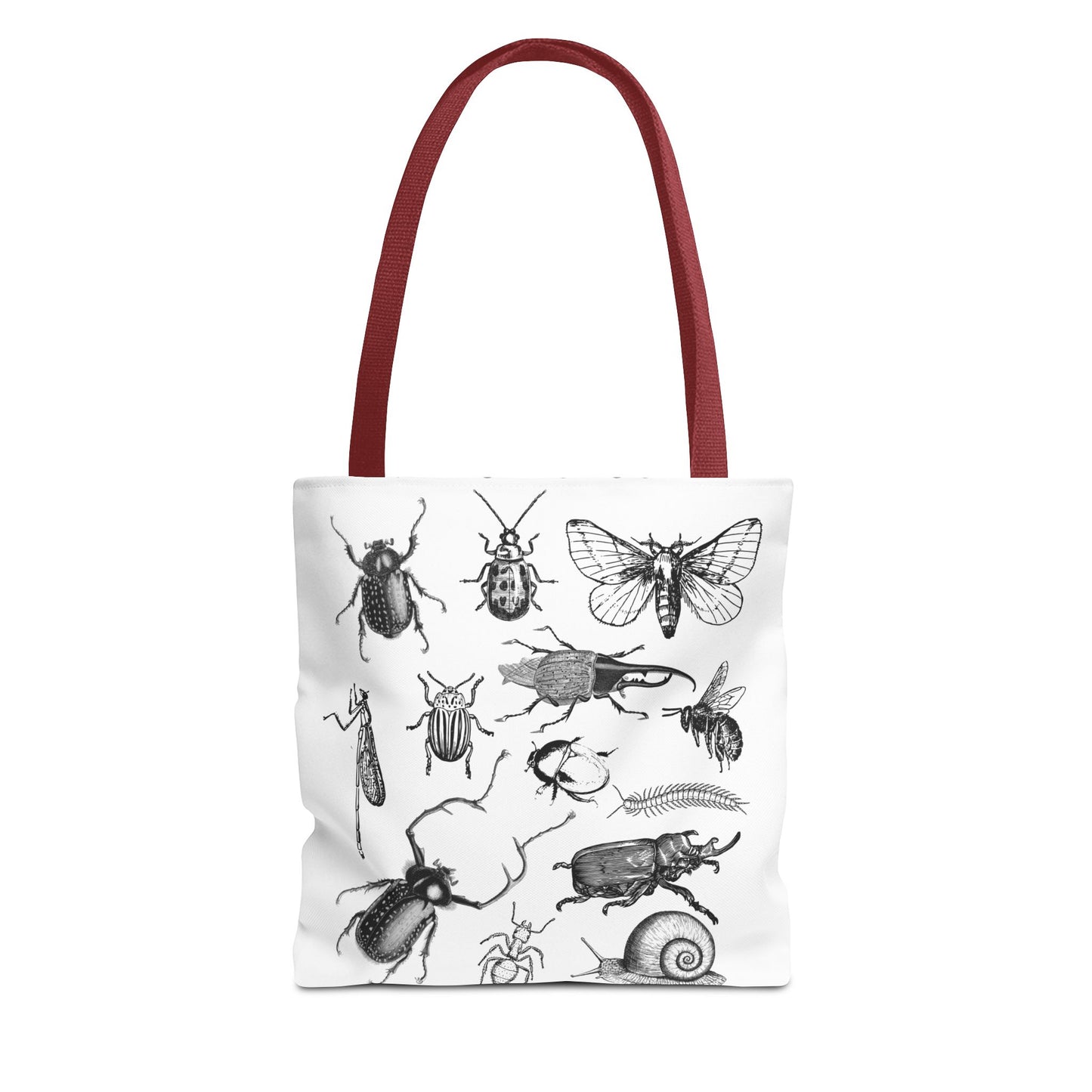 Vintage style Entomology Insects Tote bag