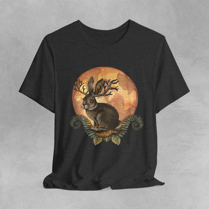 Jackalope T Shirt Cryptid T Shirt Vintage style American folklore Weird Unique Cryptid Creature For Men Women Mythical Magical Graphic