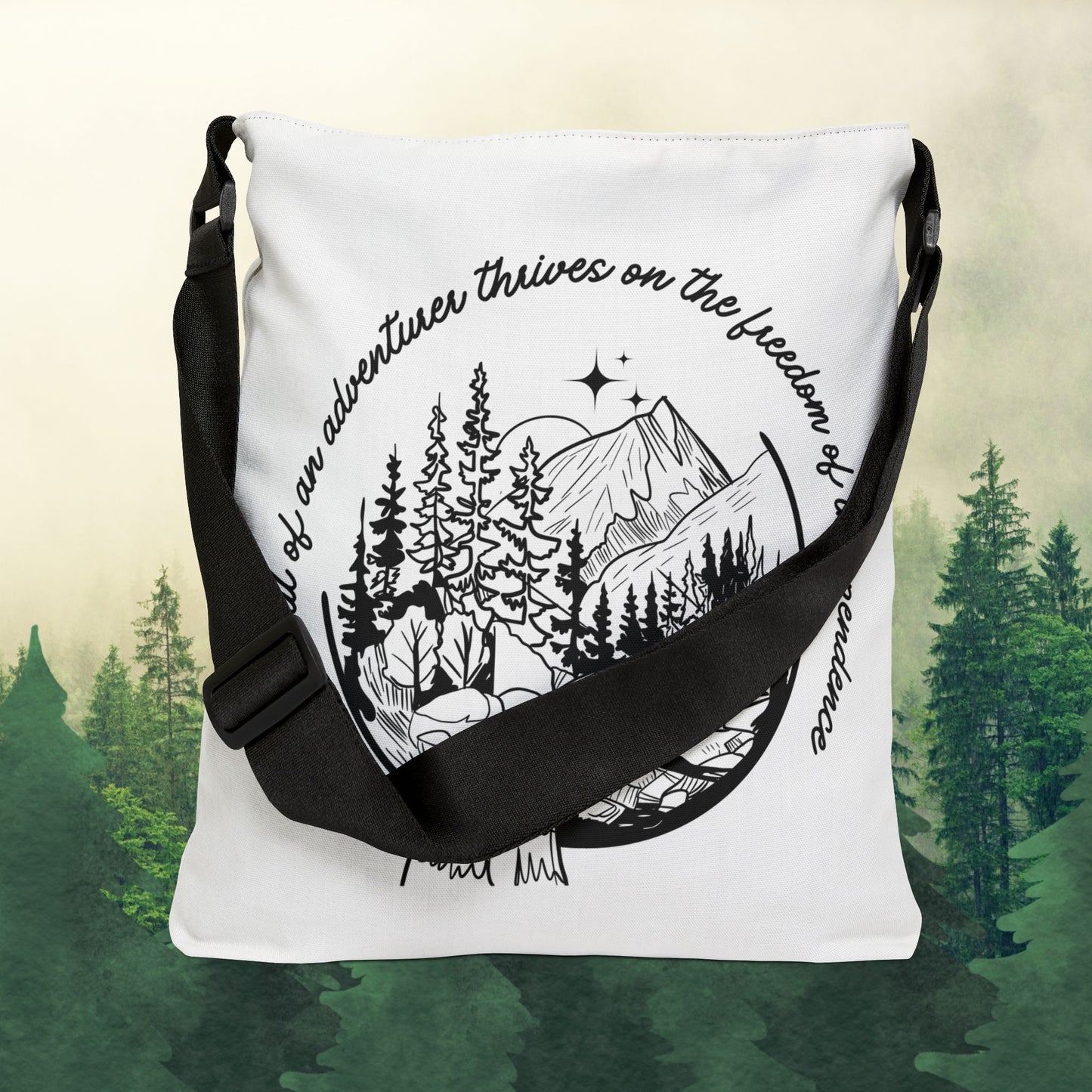 Copy of The soul of an adventurer Adjustable Tote Bag