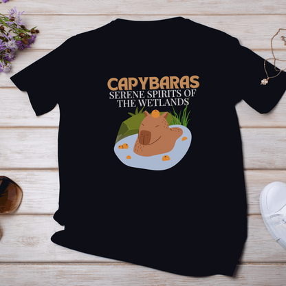 Capybara  Cotton Tee T-Shirt - unisex T-Shirt - Aurora Corner Shop