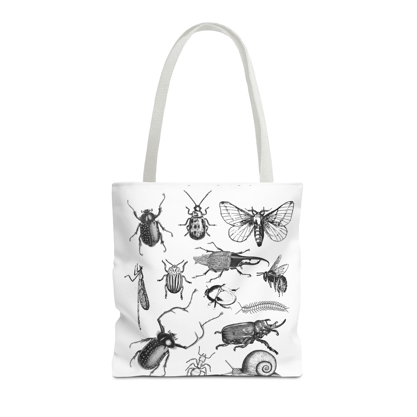 Vintage style Entomology Insects Tote bag