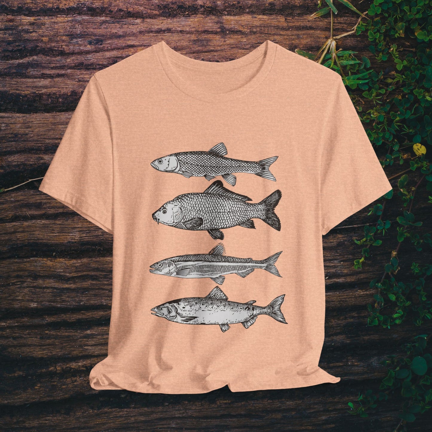 Cool Fish Shirt - Fisher Gifts, Fishing Unisex Relaxed Adult Tee Fisherman Gift, Lake Outdoorsman Naturalist, Fly Fishing, Gift for Him Her