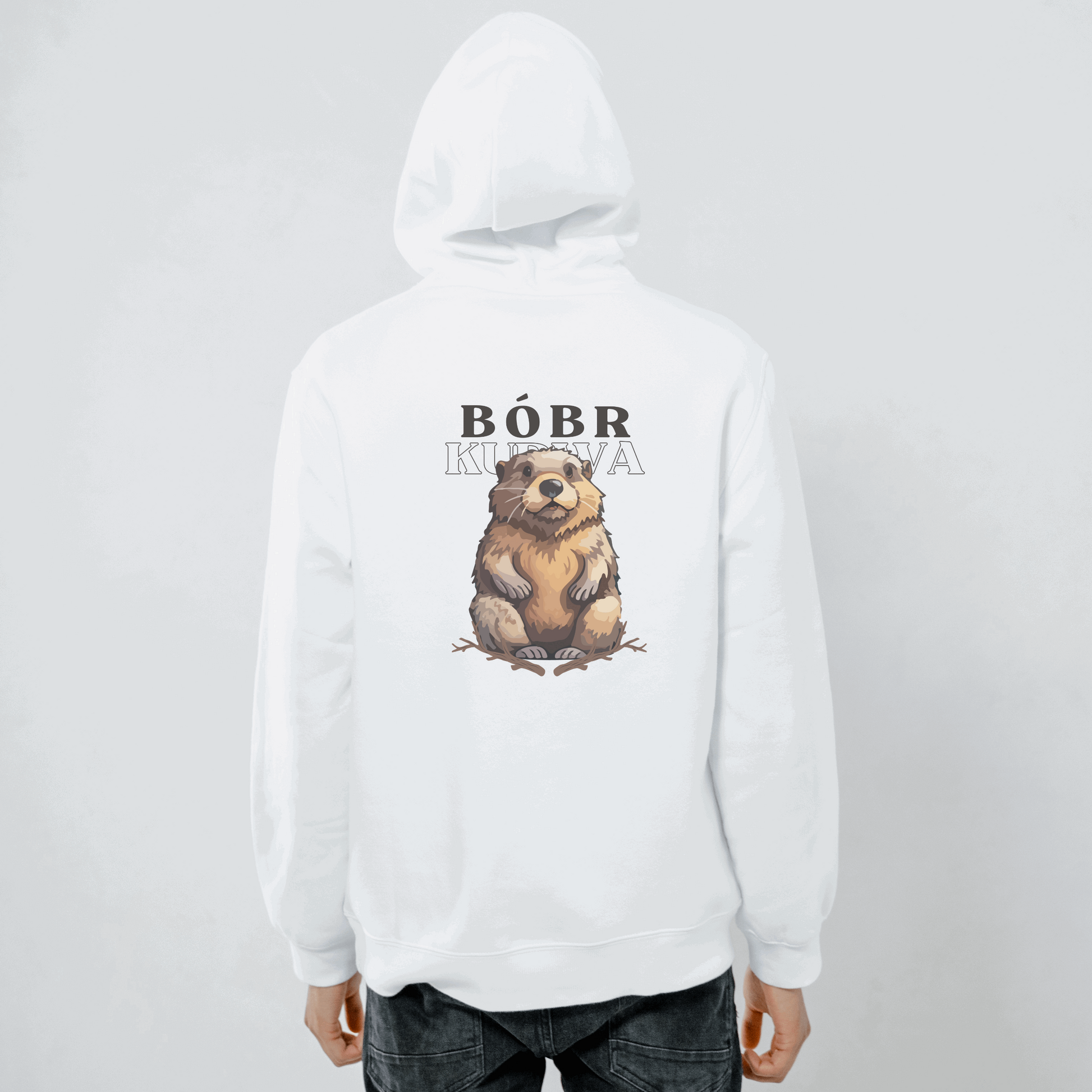 Bóbr meme Unisex Heavy Blend Full Zip Hooded Sweatshirt - Bobr hoodie - Aurora Corner Shop