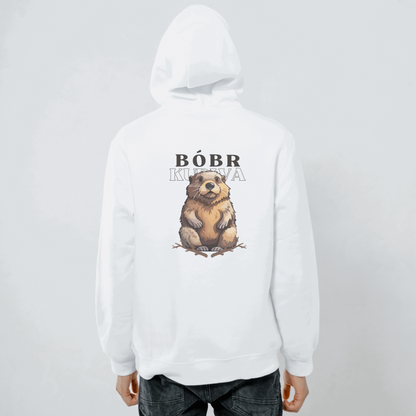 Bóbr meme Unisex Heavy Blend Full Zip Hooded Sweatshirt - Bobr hoodie - Aurora Corner Shop