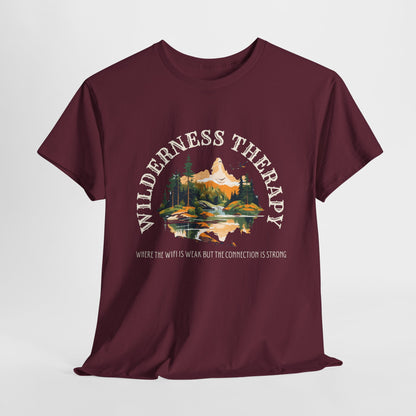 Wilderness Therapy Unisex Heavy Cotton Tee - Ourdoor tshirt - Nature inspired - camping shirt - hiking tshirt - gift for hiker