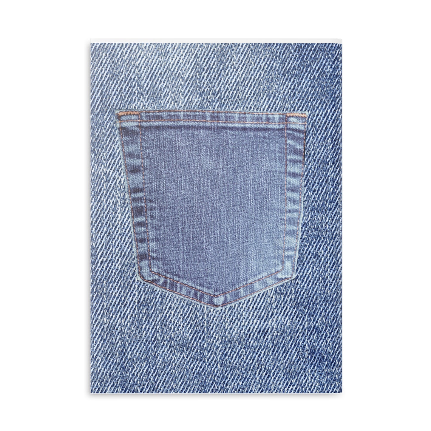 90's style denim Notebook with Puffy Covers - Demin style journal - retro inspired