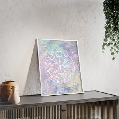 Nordic Tie Dye Posters with Wooden Frame - Inpired by the nordics and scandinavia