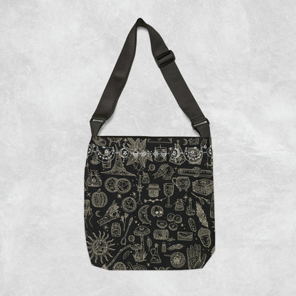 Witches Moody Tote bag - Adjustable strap - Aurora Corner Shop