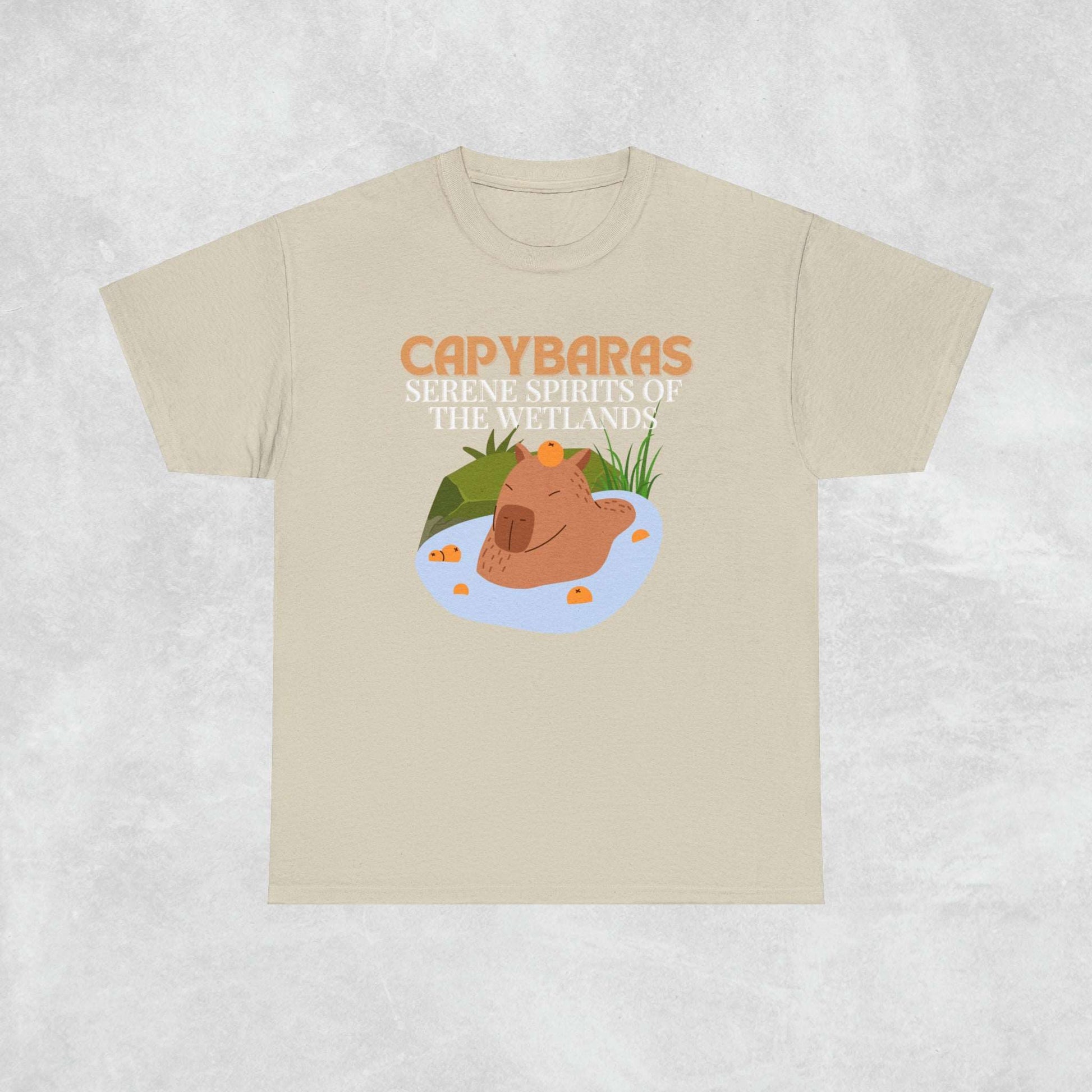 Capybara  Cotton Tee T-Shirt - unisex T-Shirt - Aurora Corner Shop