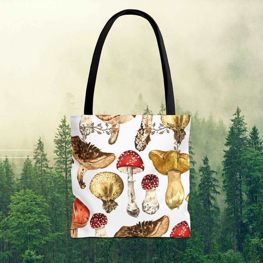 Fungi Tote Bag in white