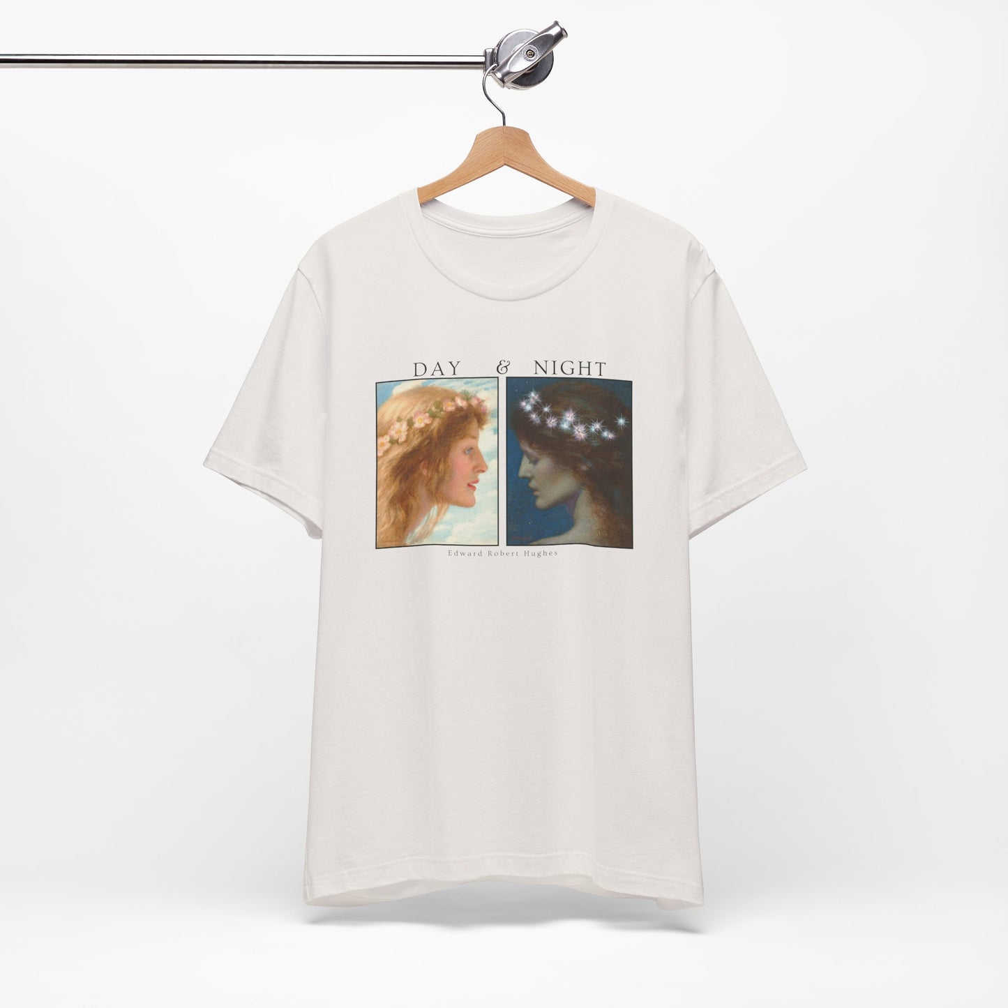 Edward Robert Hughes Day & Night Art Exhibition T Shirt Vintage Retro Gift Mens Womens Unisex  Graphic Tee Oversized Aesthetic Art tee shirt