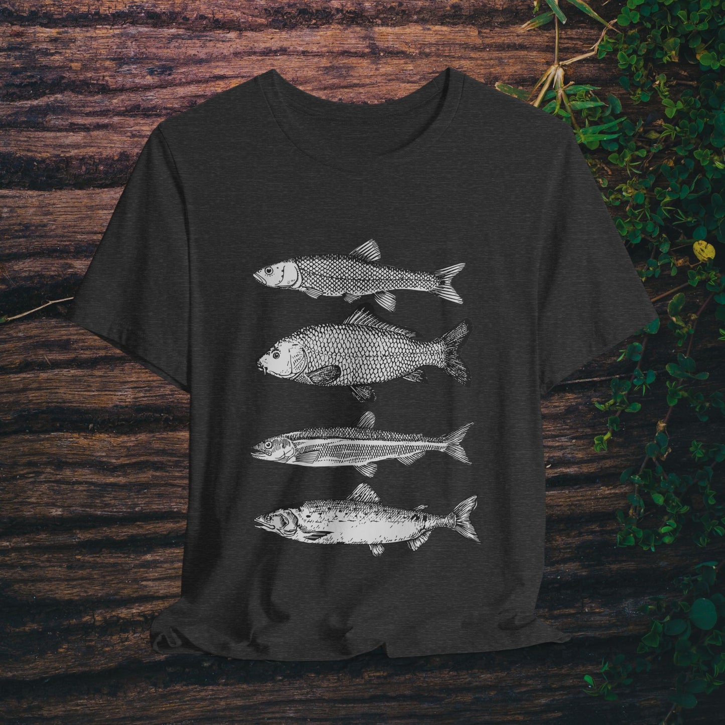 Cool Fish Shirt - Fisher Gifts, Fishing Unisex Relaxed Adult Tee Fisherman Gift, Lake Outdoorsman Naturalist, Fly Fishing, Gift for Him Her