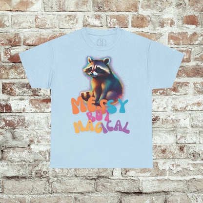 Messy but magical raccoon tshirt Trash Panda T Shirt, Unisex Raccoon T Shirt, Weird T Shirt, Funny T Shirt, Meme T Shirt, Funny Graphic Tee