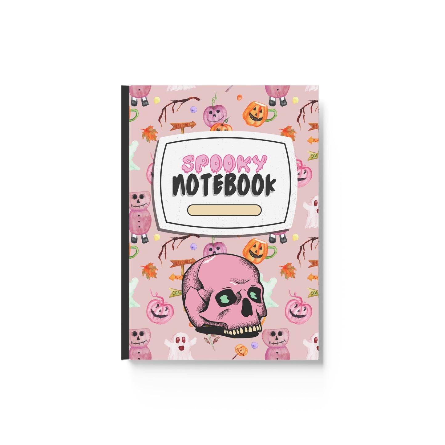 Spooky Note book - Hard cover notebook & Journal - Aurora Corner Shop