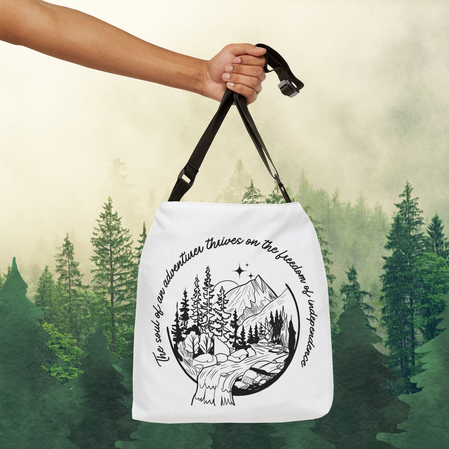 Copy of The soul of an adventurer Adjustable Tote Bag