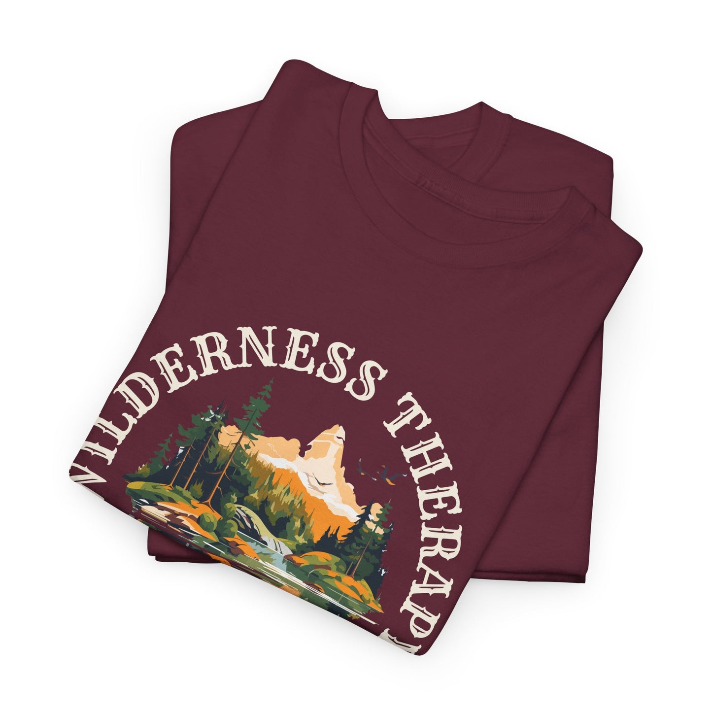 Wilderness Therapy Unisex Heavy Cotton Tee - Ourdoor tshirt - Nature inspired - camping shirt - hiking tshirt - gift for hiker