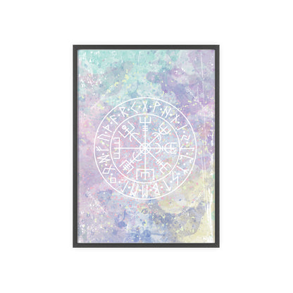 Nordic Tie Dye Posters with Wooden Frame - Inpired by the nordics and scandinavia