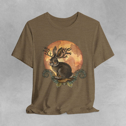 Jackalope T Shirt Cryptid T Shirt Vintage style American folklore Weird Unique Cryptid Creature For Men Women Mythical Magical Graphic