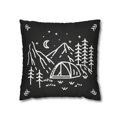 Adventure modern minimalist Pillow Home case Decor Decorative Pillow Case black pillow Cushion Cover Interior Decore Sofa Gift camping gift