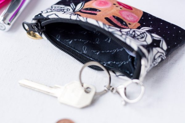 KEY POUCH YOKO - BLACK - Aurora Corner Shop