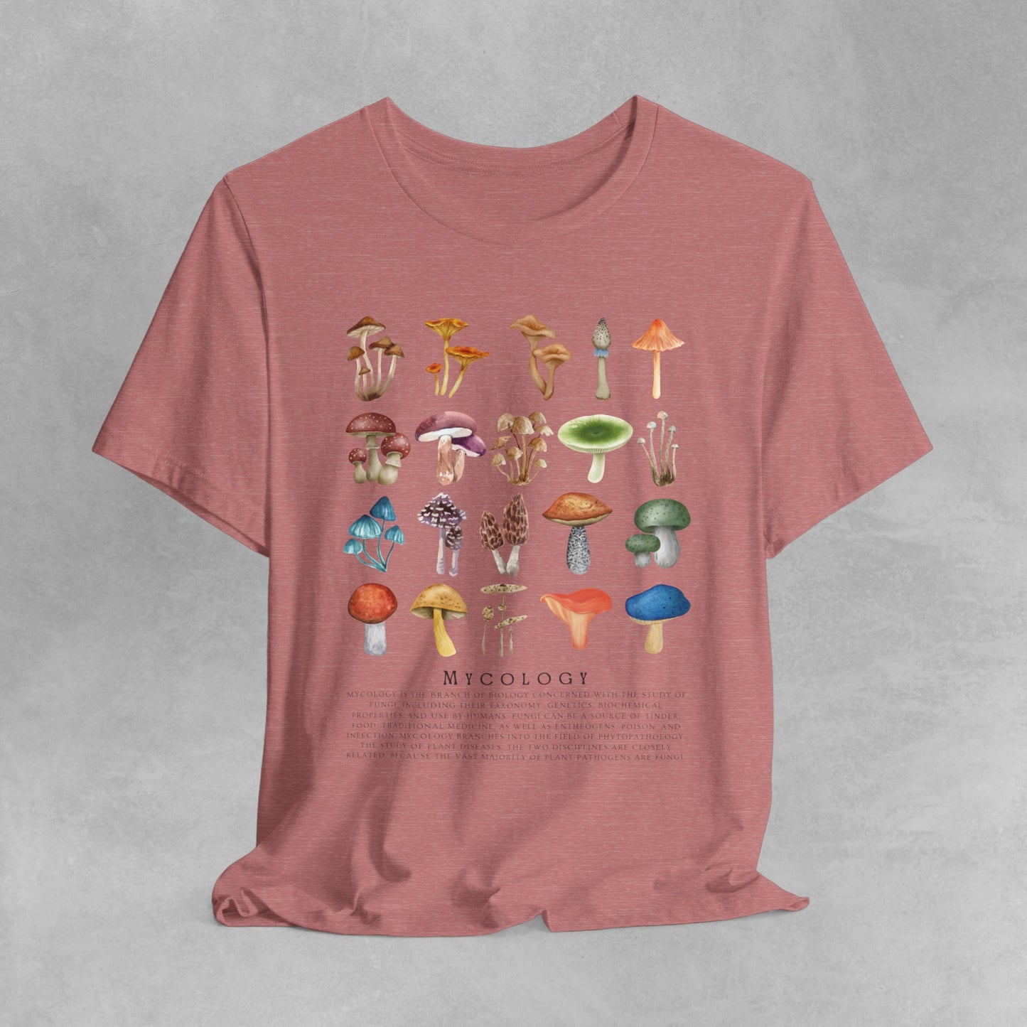 Vintage style Mycology Shirt, Fungi Shirt, retro Mushroom Shirt, Botanical Shirt, Cottagecore Clothing, Cottagecore Shirt, Fungus Tshirt, - Aurora Corner Shop