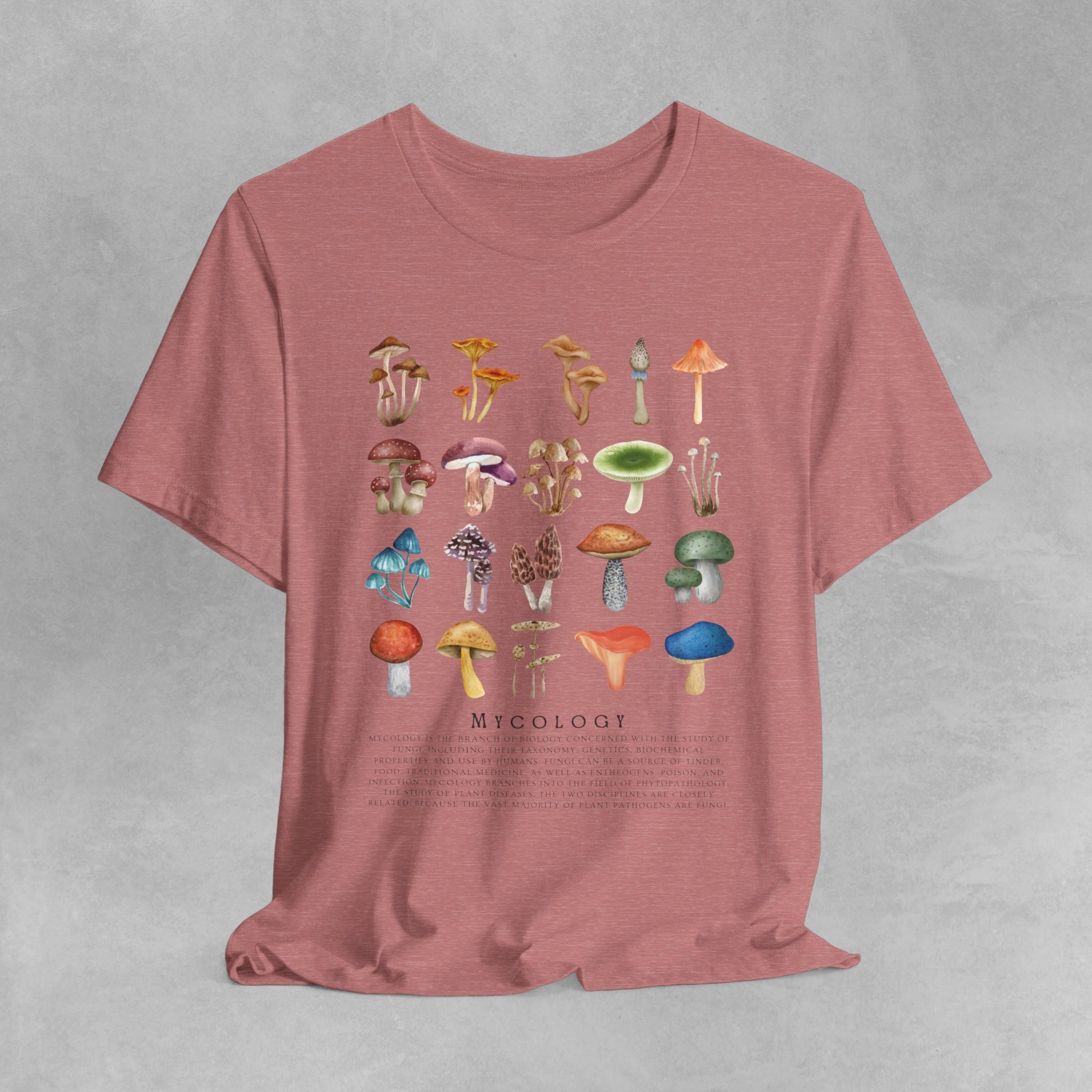 Vintage style Mycology Shirt, Fungi Shirt, retro Mushroom Shirt, Botanical Shirt, Cottagecore Clothing, Cottagecore Shirt, Fungus Tshirt, - Aurora Corner Shop