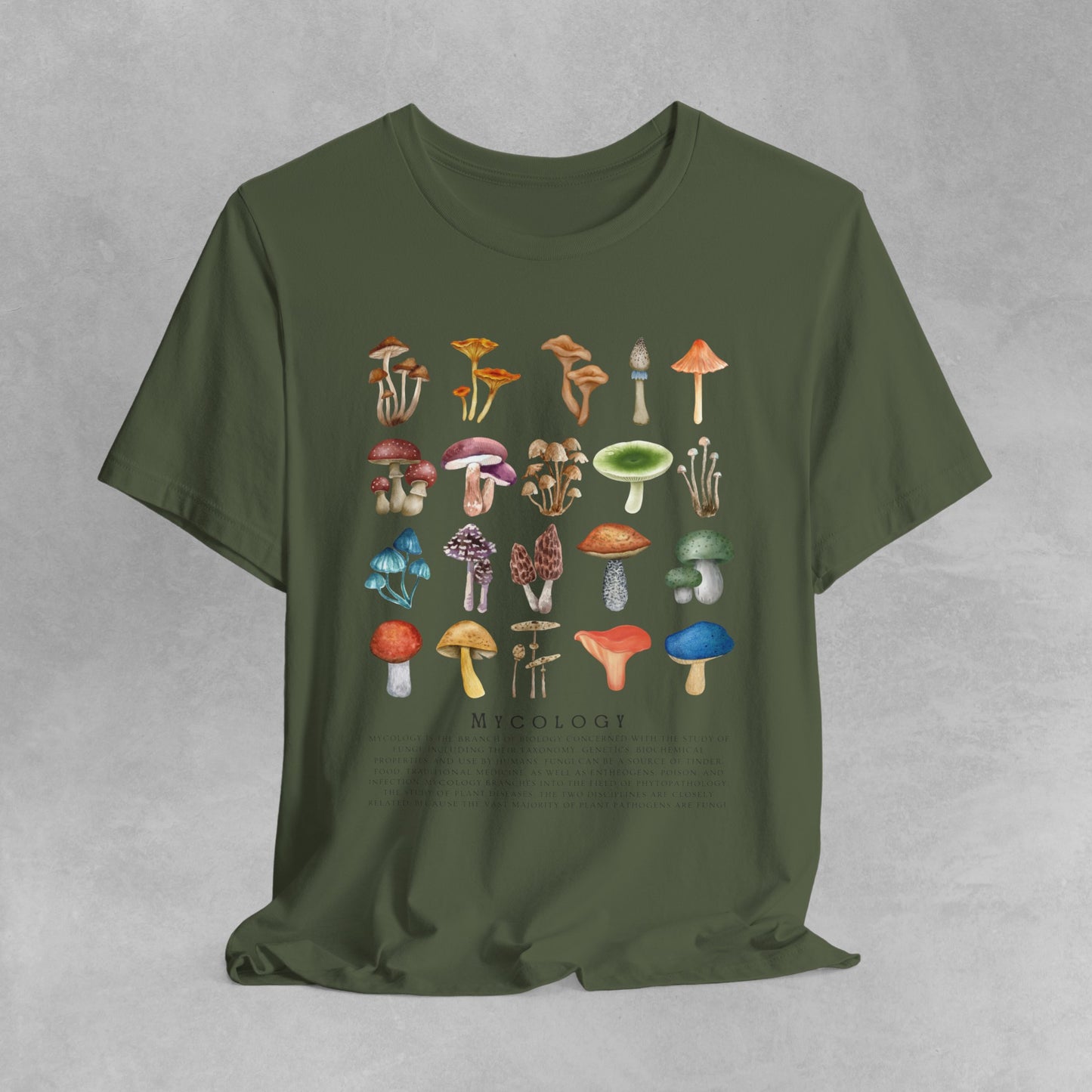 Vintage style Mycology Shirt, Fungi Shirt, retro Mushroom Shirt, Botanical Shirt, Cottagecore Clothing, Cottagecore Shirt, Fungus Tshirt, - Aurora Corner Shop