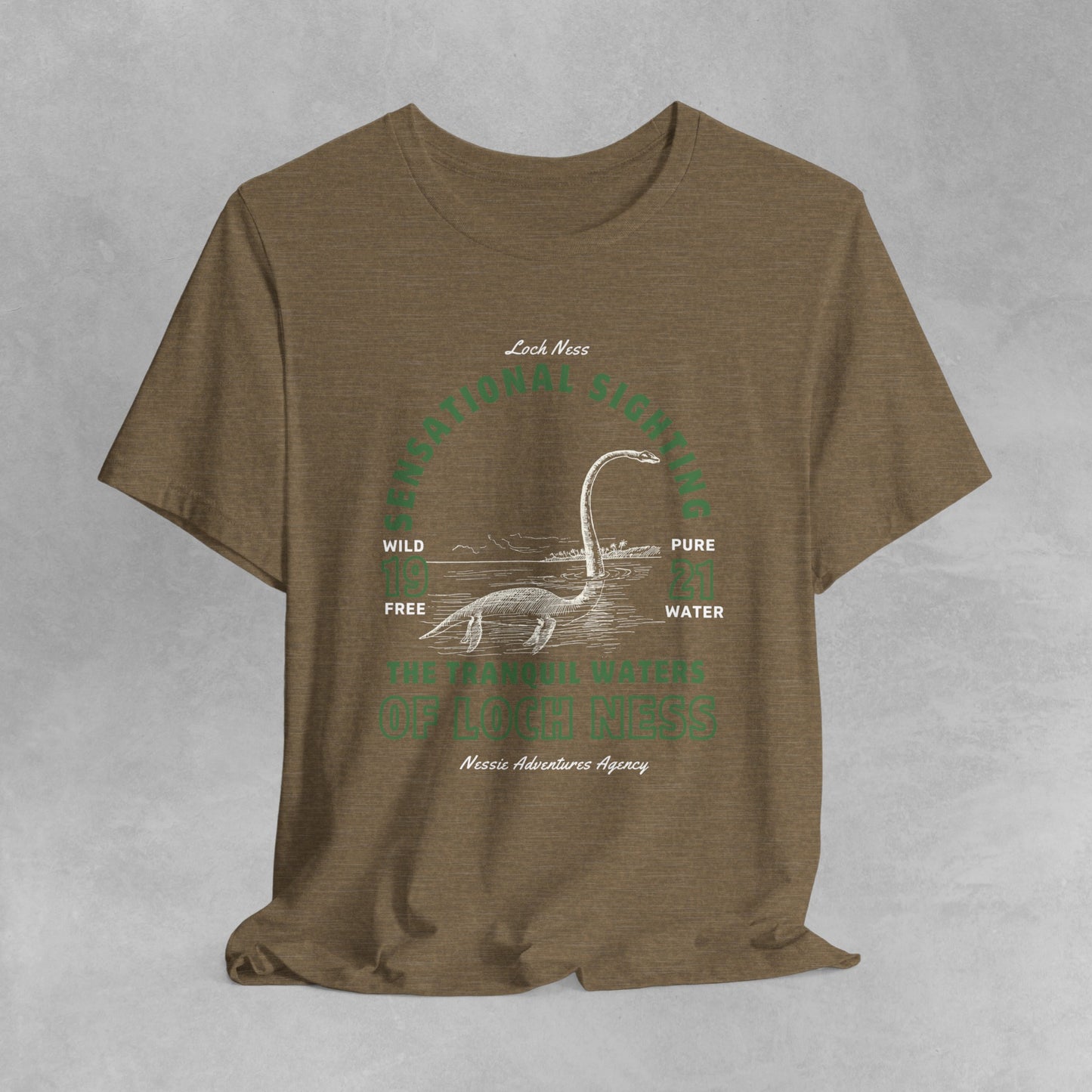 Vintage Style Loch Ness T-Shirt, Lock Ness Scotland, Vintage Cryptid Shirt,