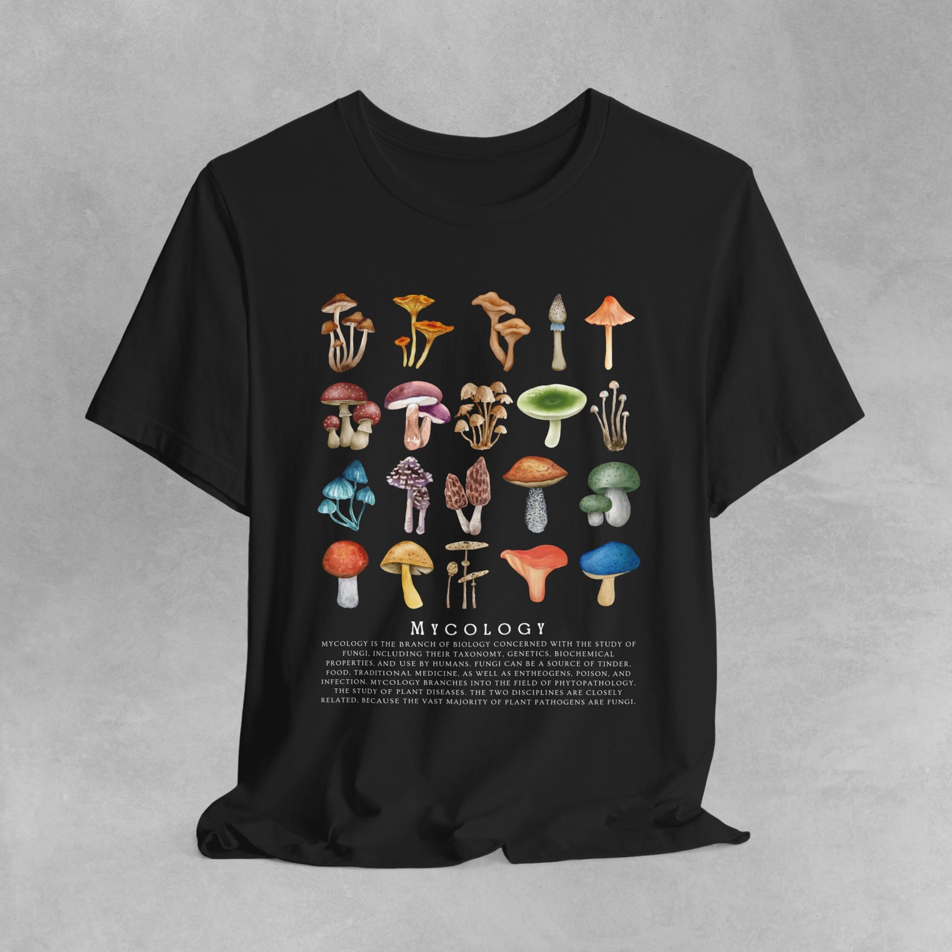 Vintage style Mycology Shirt, Fungi Shirt, retro Mushroom Shirt, Botanical Shirt, Cottagecore Clothing, Cottagecore Shirt, Fungus Tshirt, - Aurora Corner Shop