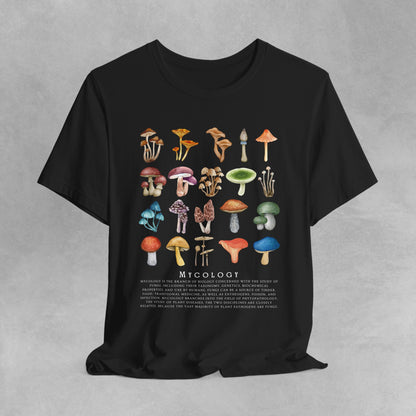 Vintage style Mycology Shirt, Fungi Shirt, retro Mushroom Shirt, Botanical Shirt, Cottagecore Clothing, Cottagecore Shirt, Fungus Tshirt, - Aurora Corner Shop