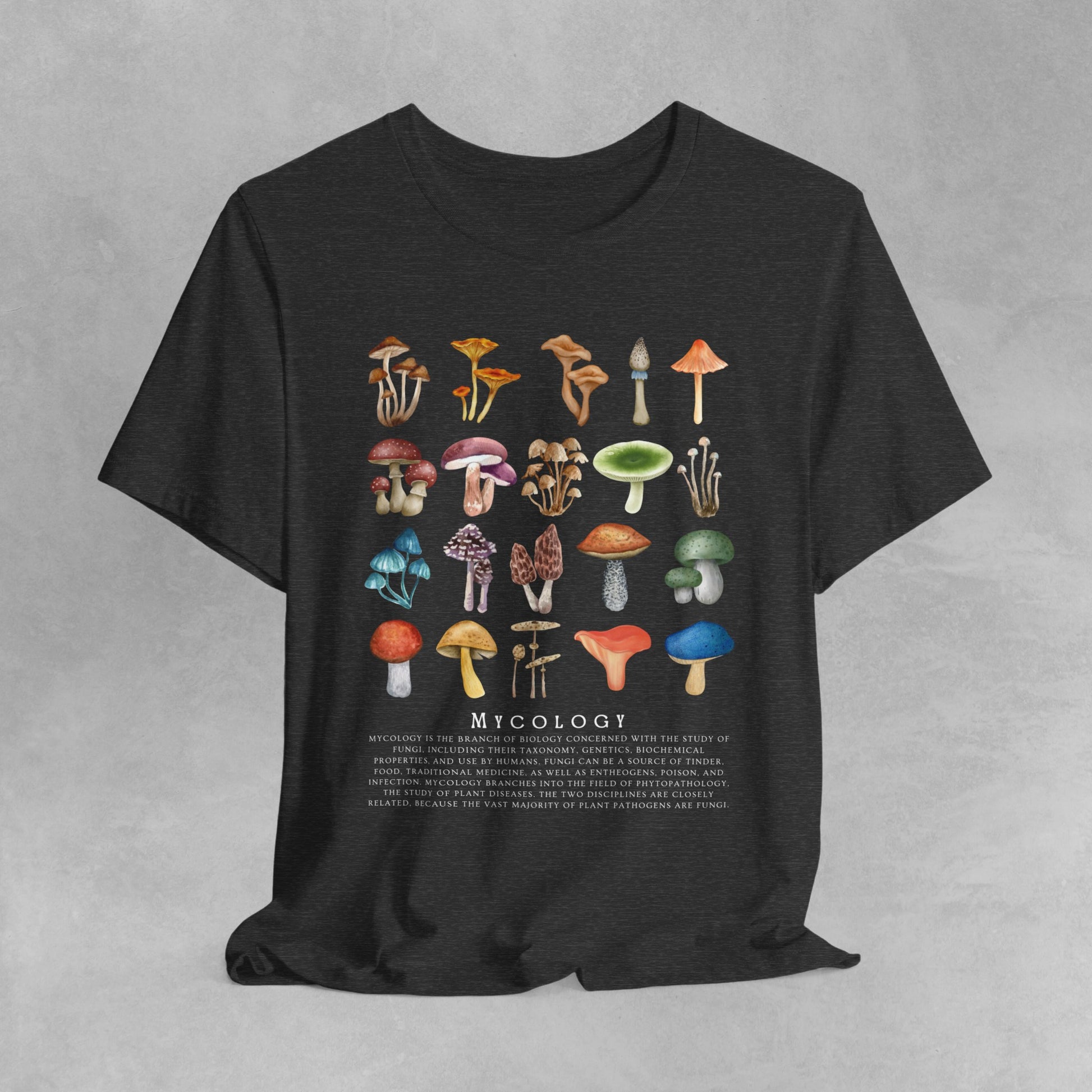 Vintage style Mycology Shirt, Fungi Shirt, retro Mushroom Shirt, Botanical Shirt, Cottagecore Clothing, Cottagecore Shirt, Fungus Tshirt, - Aurora Corner Shop