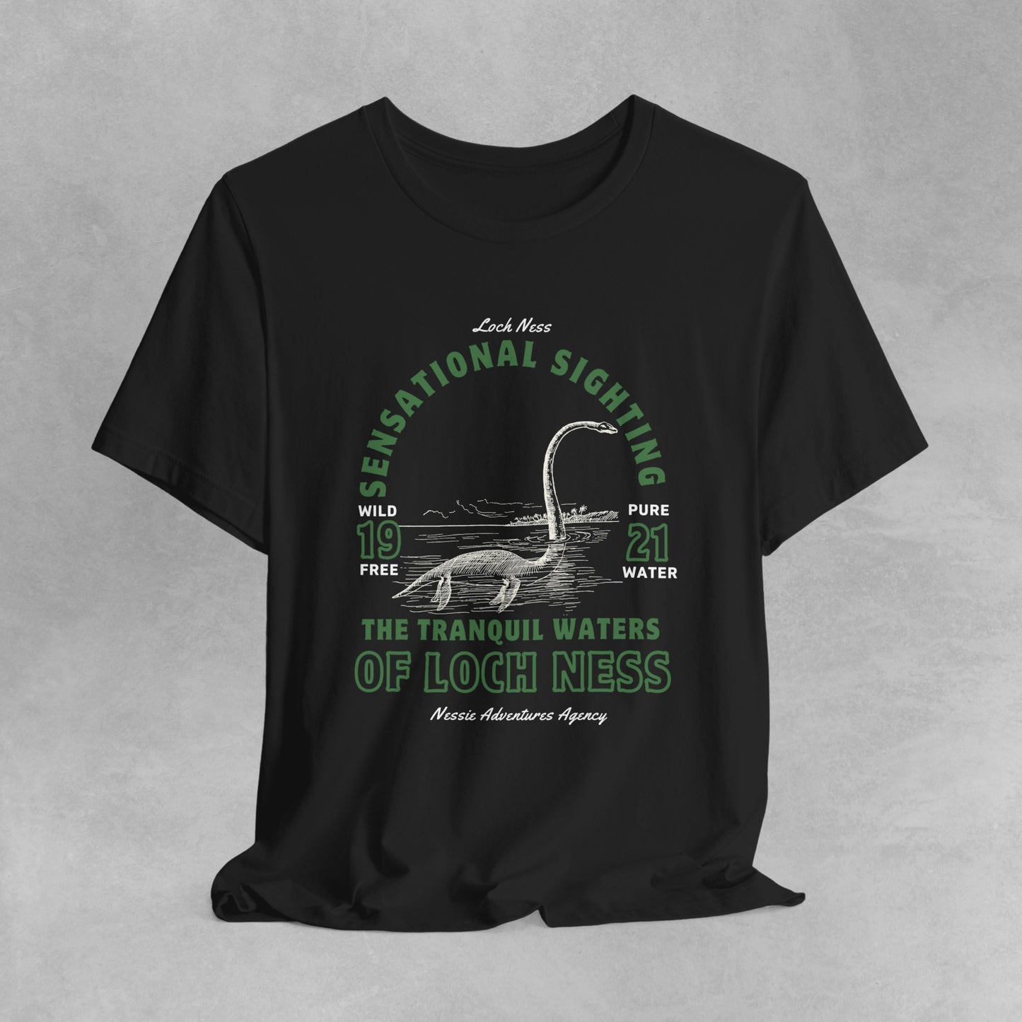 Vintage Style Loch Ness T-Shirt, Lock Ness Scotland, Vintage Cryptid Shirt,