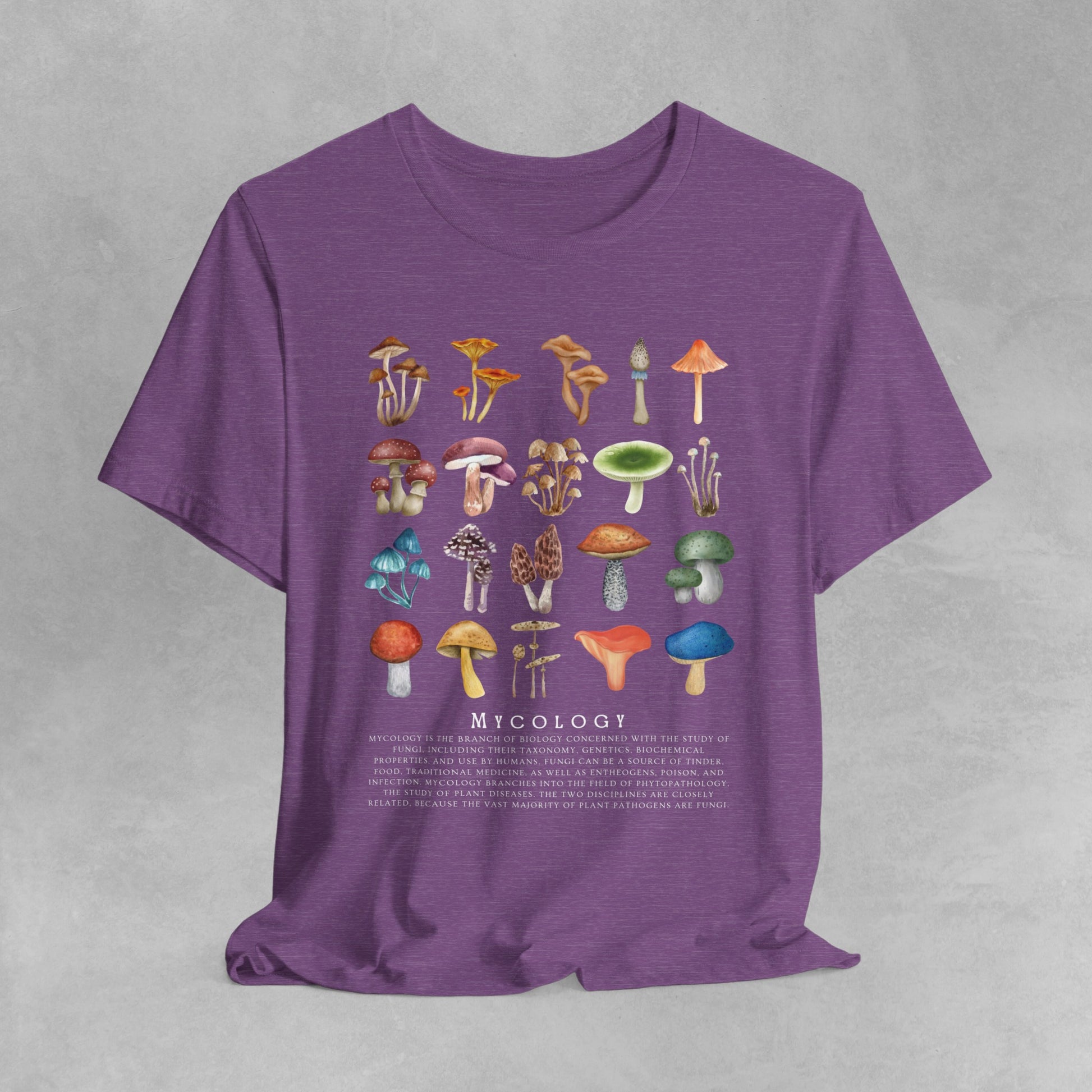 Vintage style Mycology Shirt, Fungi Shirt, retro Mushroom Shirt, Botanical Shirt, Cottagecore Clothing, Cottagecore Shirt, Fungus Tshirt, - Aurora Corner Shop