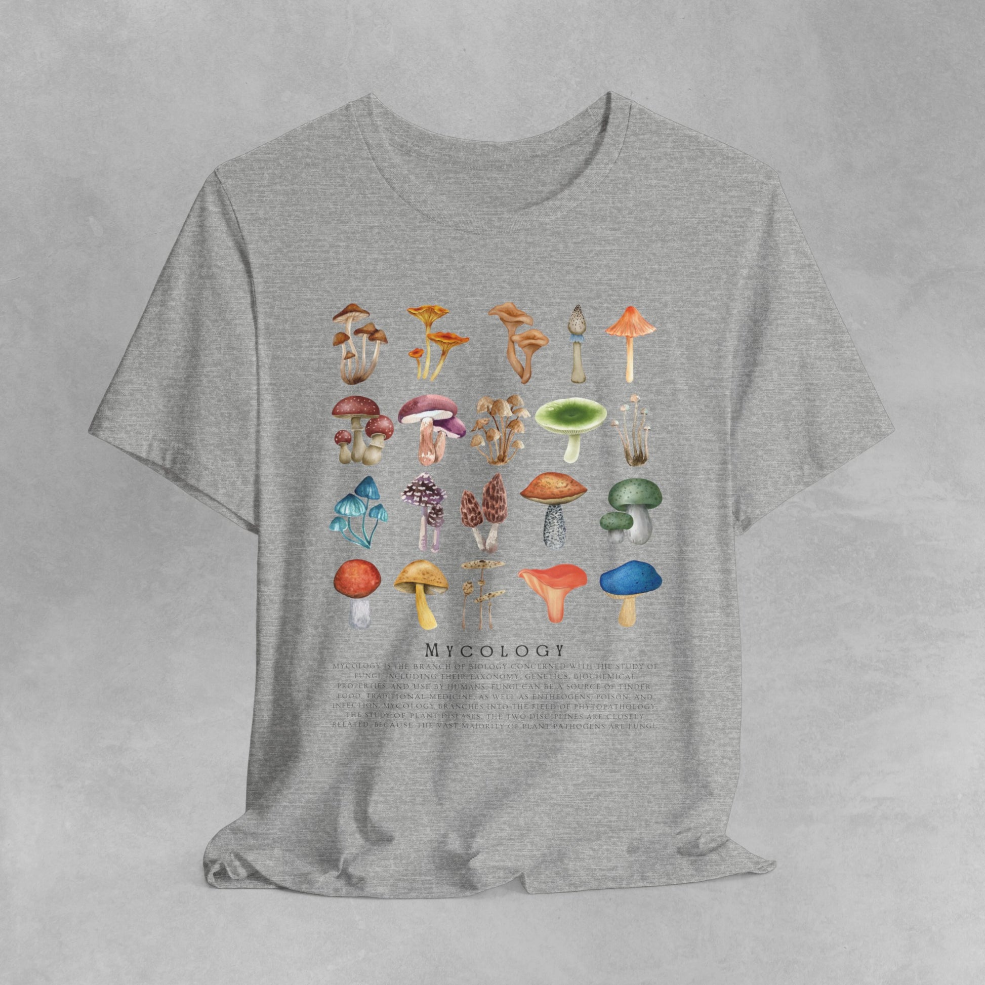 Vintage style Mycology Shirt, Fungi Shirt, retro Mushroom Shirt, Botanical Shirt, Cottagecore Clothing, Cottagecore Shirt, Fungus Tshirt, - Aurora Corner Shop