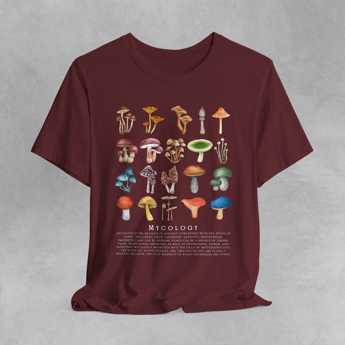Vintage style Mycology Shirt, Fungi Shirt, retro Mushroom Shirt, Botanical Shirt, Cottagecore Clothing, Cottagecore Shirt, Fungus Tshirt, - Aurora Corner Shop