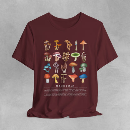 Vintage style Mycology Shirt, Fungi Shirt, retro Mushroom Shirt, Botanical Shirt, Cottagecore Clothing, Cottagecore Shirt, Fungus Tshirt, - Aurora Corner Shop