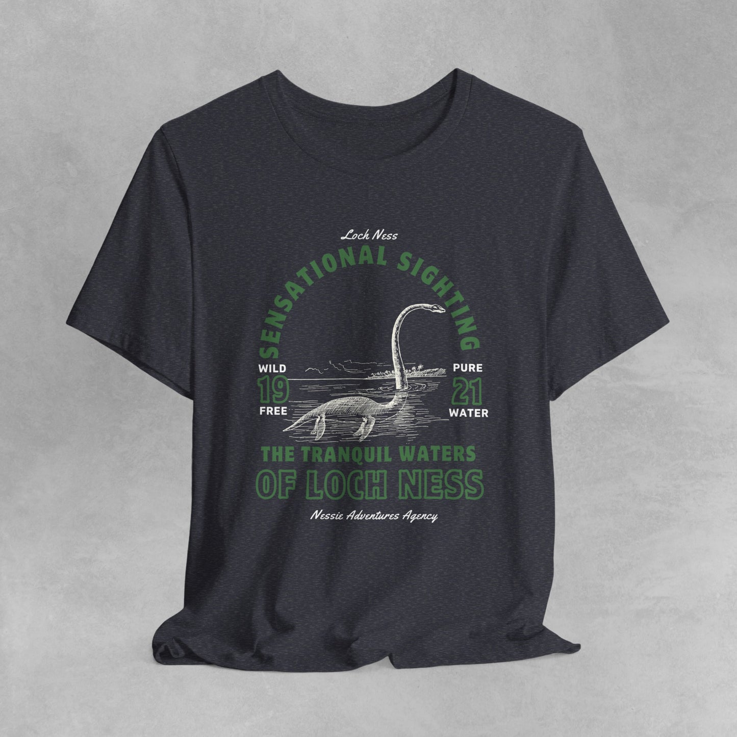 Vintage Style Loch Ness T-Shirt, Lock Ness Scotland, Vintage Cryptid Shirt,