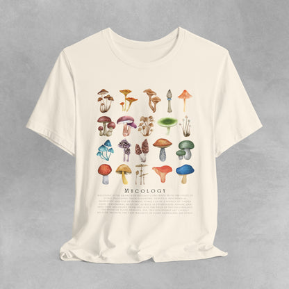 Vintage Mycology Shirt, Fungi Shirt, retro Mushroom Shirt, Botanical Shirt, Cottagecore Clothing, Cottagecore Shirt, Fungus Tshirt,