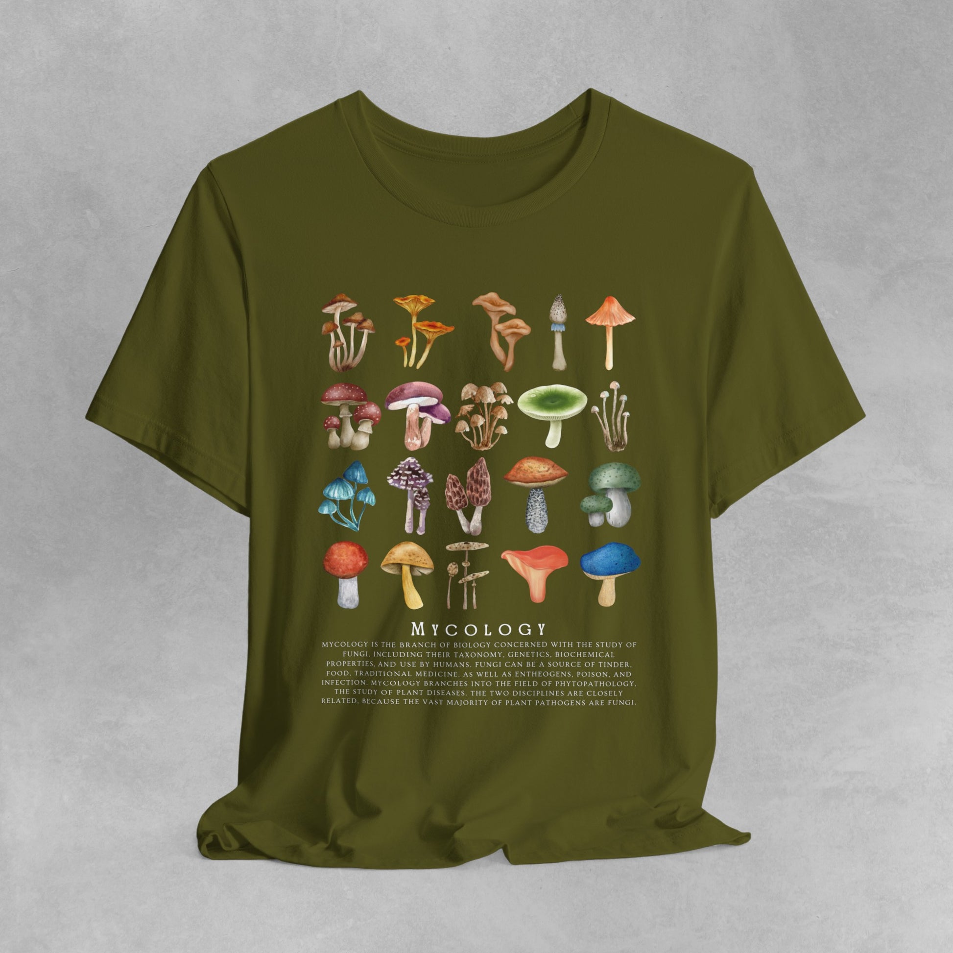Vintage style Mycology Shirt, Fungi Shirt, retro Mushroom Shirt, Botanical Shirt, Cottagecore Clothing, Cottagecore Shirt, Fungus Tshirt, - Aurora Corner Shop