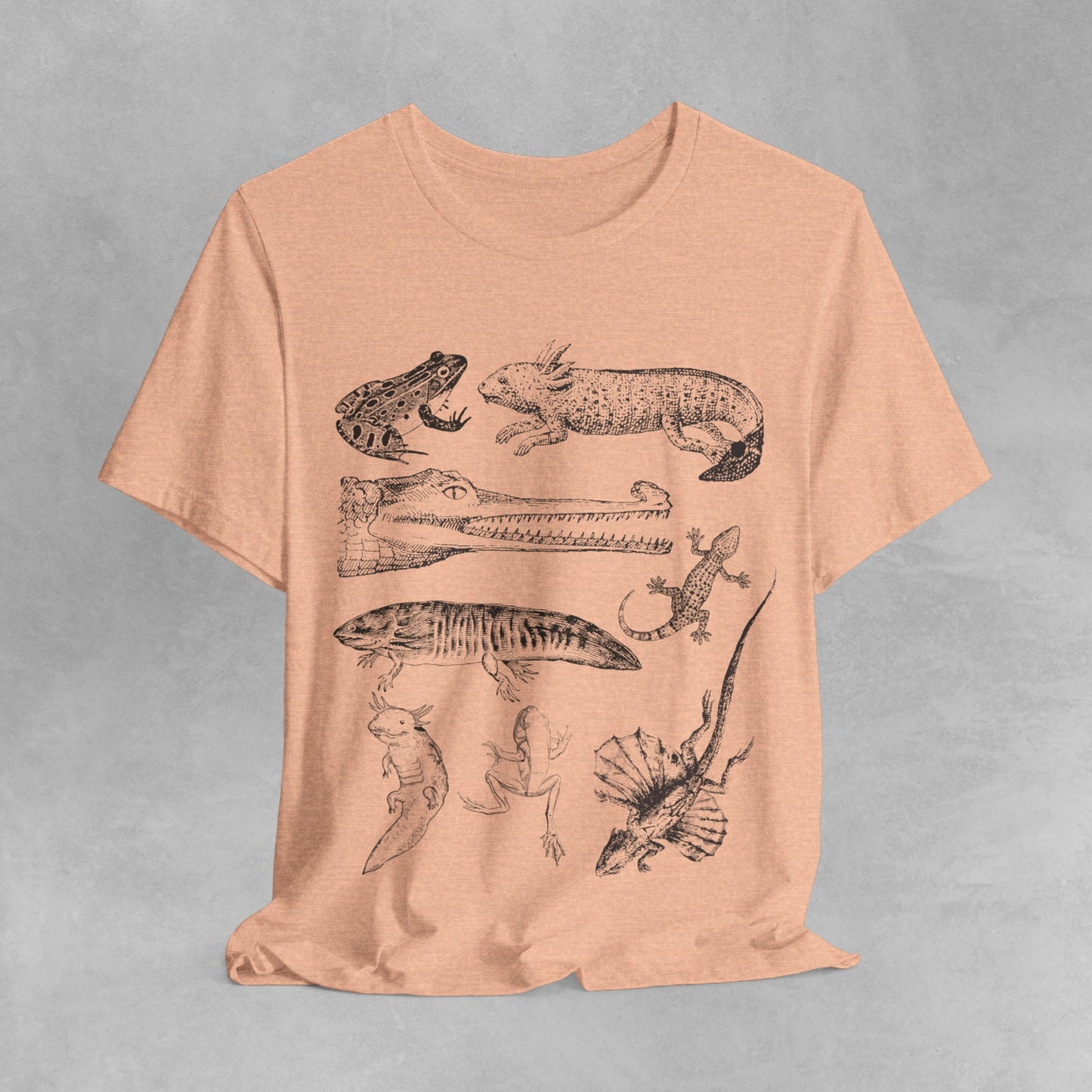 Herpetology Shirt, Reptiles & amphibians vintage style shirt, reptile shirt, amphibian t shirt, Herpetology Gift, Lizard Tee shirt, frog tee