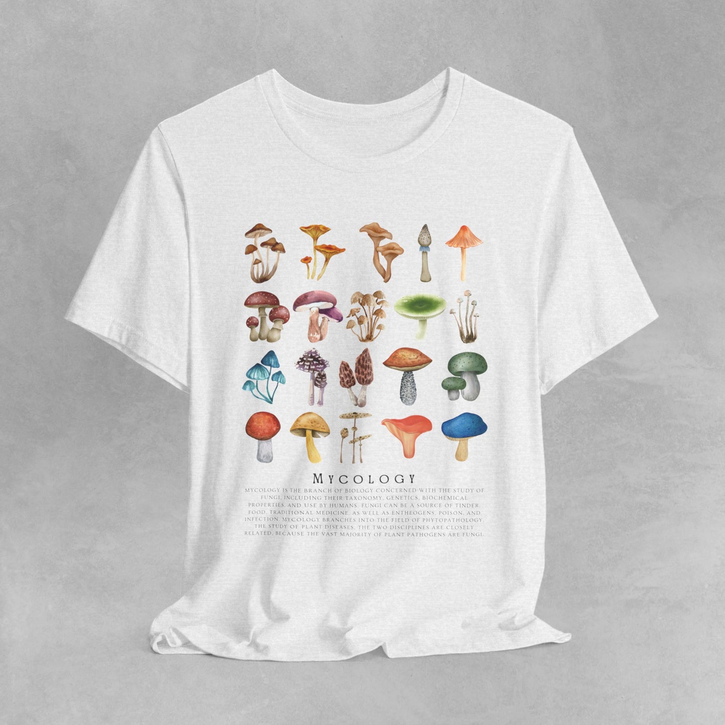 Vintage style Mycology Shirt, Fungi Shirt, retro Mushroom Shirt, Botanical Shirt, Cottagecore Clothing, Cottagecore Shirt, Fungus Tshirt, - Aurora Corner Shop