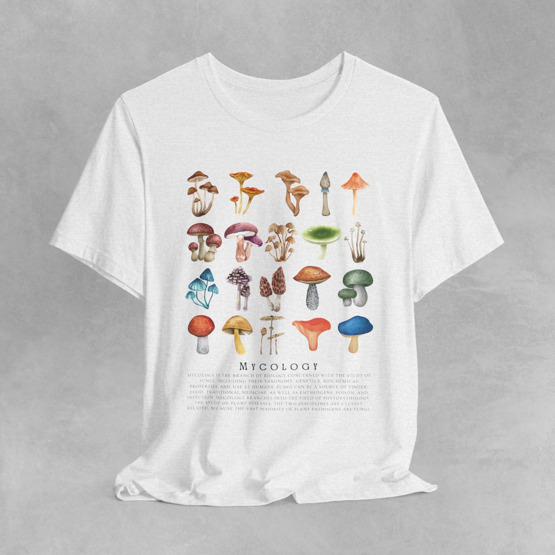 Vintage style Mycology Shirt, Fungi Shirt, retro Mushroom Shirt, Botanical Shirt, Cottagecore Clothing, Cottagecore Shirt, Fungus Tshirt, - Aurora Corner Shop