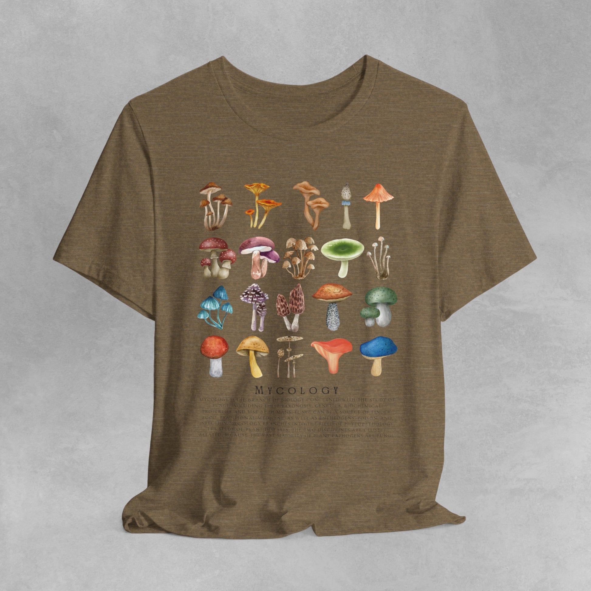 Vintage style Mycology Shirt, Fungi Shirt, retro Mushroom Shirt, Botanical Shirt, Cottagecore Clothing, Cottagecore Shirt, Fungus Tshirt, - Aurora Corner Shop
