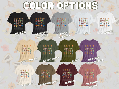 Vintage style Mycology Shirt, Fungi Shirt, retro Mushroom Shirt, Botanical Shirt, Cottagecore Clothing, Cottagecore Shirt, Fungus Tshirt, - Aurora Corner Shop
