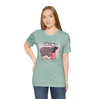Adorable Pygmy Hippo Graphic Tee featuring a cute design of a viral baby hippo meme, made from soft cotton, perfect for animal lovers and casual wear, ideal for gifts and nature enthusiasts
High-Quality Pygmy Hippo T-Shirt – Perfect for Gifts or Self-Treat
