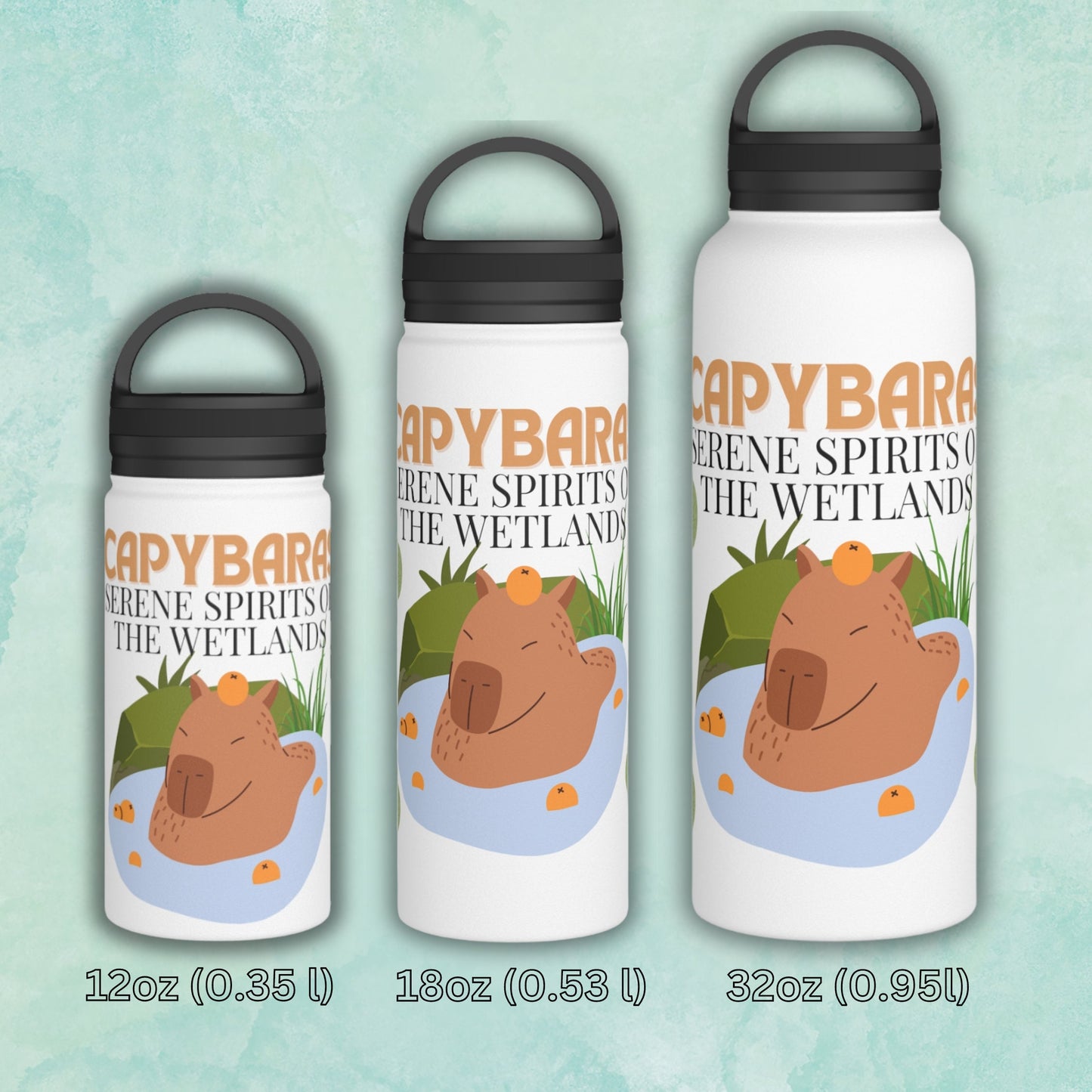 Capybaras Stainless Steel Water Bottle