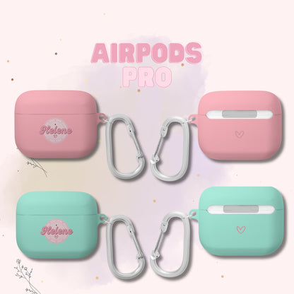 Cute Personalised Airpod Case Cover Soft Shell For Airpods 1,2 & Airpods Pro - Custom case for Airpods - Personalise with your name